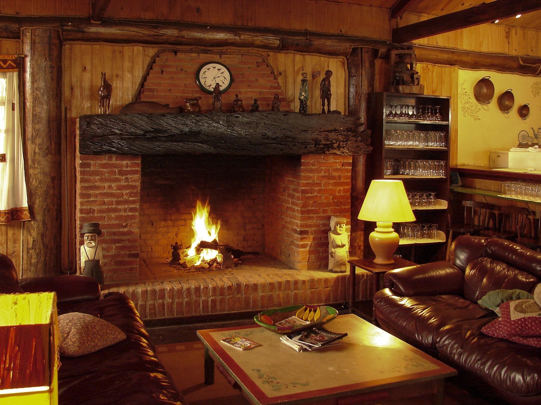 Le foyer au bois